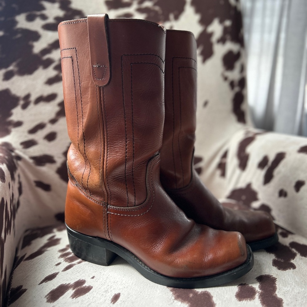 Men's Landis Brown Leather Boots